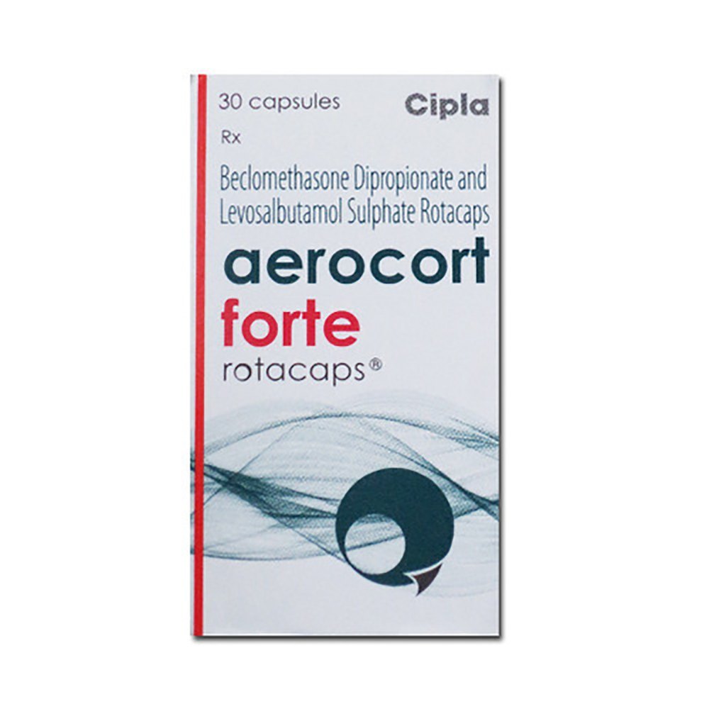 Aerocort Forte Rotacaps (Beclometasone & Levosalbutamol)