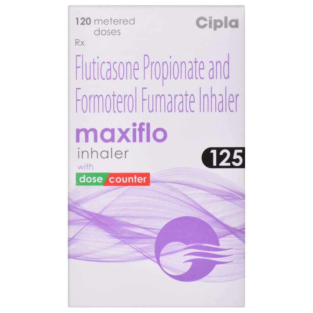 Maxiflo Inhaler 125 Mcg (Fluticasone & Formoterol)