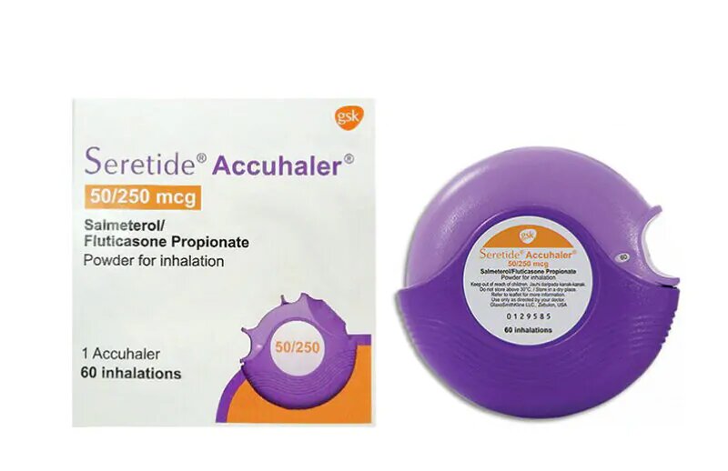 Seretide Accuhaler 50 & 250 Mcg (Salmeterol & Fluticasone Propionate)